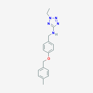 2-ethyl-N-{4-[(4-methylbenzyl)oxy]benzyl}-2H-tetrazol-5-amine