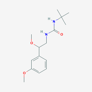 molecular formula C15H24N2O3 B2766749 1-(Tert-butyl)-3-(2-methoxy-2-(3-methoxyphenyl)ethyl)urea CAS No. 1797899-94-5