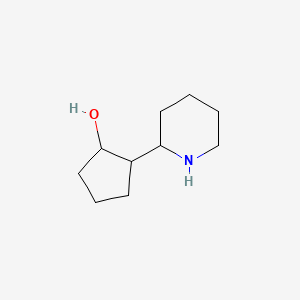 molecular formula C10H19NO B2766772 2-(Piperidin-2-yl)cyclopentan-1-ol CAS No. 28885-27-0