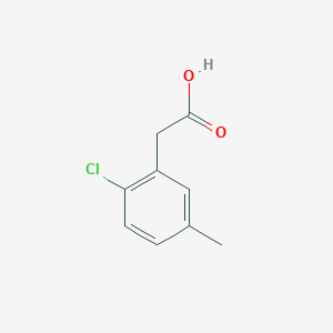 molecular formula C9H9ClO2 B2766776 (2-氯-5-甲基苯基)乙酸 CAS No. 81682-39-5