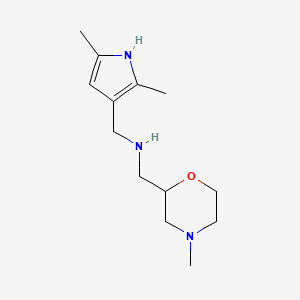 [(2,5-dimethyl-1H-pyrrol-3-yl)methyl][(4-methylmorpholin-2-yl)methyl]amine