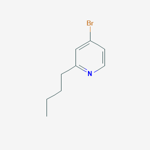 molecular formula C9H12BrN B2766785 4-溴-2-丁基吡啶 CAS No. 1823567-27-6