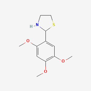 2-(2,4,5-Trimethoxyphenyl)-1,3-thiazolidine
