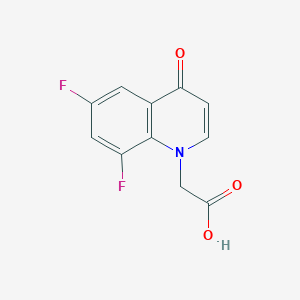 molecular formula C11H7F2NO3 B2766843 (6,8-difluoro-4-oxoquinolin-1(4H)-yl)acetic acid CAS No. 1215639-69-2