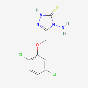 4-amino-5-[(2,5-dichlorophenoxy)methyl]-4H-1,2,4-triazole-3-thiol