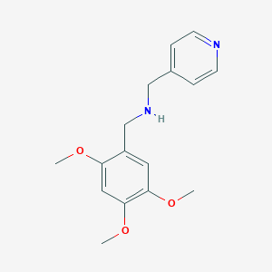 1-(pyridin-4-yl)-N-(2,4,5-trimethoxybenzyl)methanamine