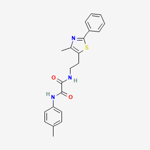 N1-(2-(4-methyl-2-phenylthiazol-5-yl)ethyl)-N2-(p-tolyl)oxalamide