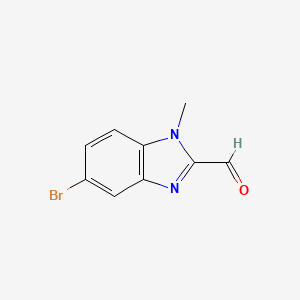 5-bromo-1-methyl-1H-1,3-benzodiazole-2-carbaldehyde