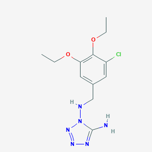 N~1~-(3-chloro-4,5-diethoxybenzyl)-1H-tetrazole-1,5-diamine