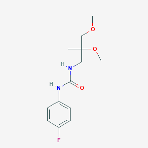 3-(2,3-Dimethoxy-2-methylpropyl)-1-(4-fluorophenyl)urea