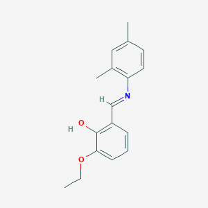 2-{(E)-[(2,4-dimethylphenyl)imino]methyl}-6-ethoxyphenol