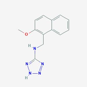 molecular formula C13H13N5O B276696 N-[(2-methoxy-1-naphthyl)methyl]-N-(2H-tetraazol-5-yl)amine 