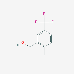 molecular formula C9H9F3O B2766965 2-Methyl-5-(trifluoromethyl)benzyl alcohol CAS No. 261952-13-0
