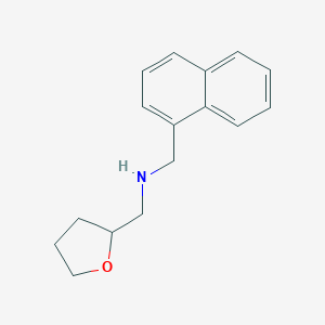 molecular formula C16H19NO B276701 (Naphthalen-1-ylmethyl)(oxolan-2-ylmethyl)amine 
