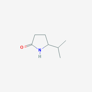 molecular formula C7H13NO B2767018 5-(异丙基)吡咯烷-2-酮 CAS No. 81659-64-5