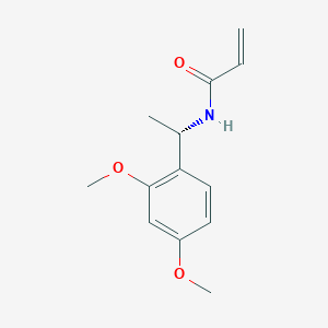 N-[(1S)-1-(2,4-Dimethoxyphenyl)ethyl]prop-2-enamide