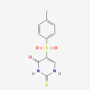 5-[(4-methylphenyl)sulfonyl]-2-thioxo-2,3-dihydropyrimidin-4(1H)-one
