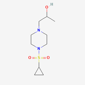 1-(4-(Cyclopropylsulfonyl)piperazin-1-yl)propan-2-ol