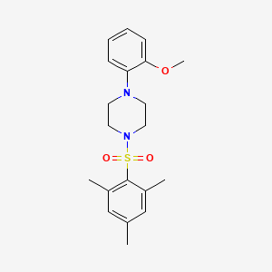 molecular formula C20H26N2O3S B2767107 1-(Mesitylsulfonyl)-4-(2-methoxyphenyl)piperazine CAS No. 331972-51-1
