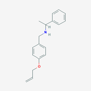 N-[4-(allyloxy)benzyl]-N-(1-phenylethyl)amine