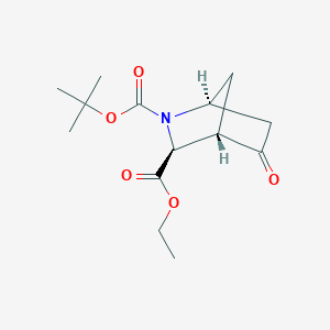 Ethyl (1S,3S,4S)-rel-2-Boc-5-oxo-2-azabicyclo[2.2.1]heptane-3-carboxylate