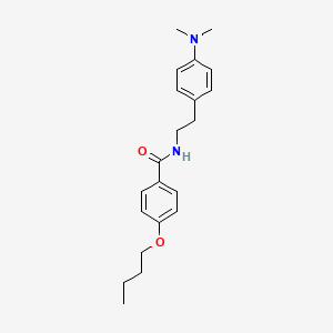 4-butoxy-N-(4-(dimethylamino)phenethyl)benzamide