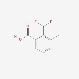 molecular formula C9H8F2O2 B2767133 2-(Difluoromethyl)-3-methylbenzoic acid CAS No. 2248380-23-4