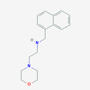 molecular formula C17H22N2O B276714 (2-Morpholin-4-yl-ethyl)-naphthalen-1-ylmethyl-amine 