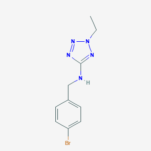 molecular formula C10H12BrN5 B276716 N-(4-bromobenzyl)-2-ethyl-2H-tetrazol-5-amine 