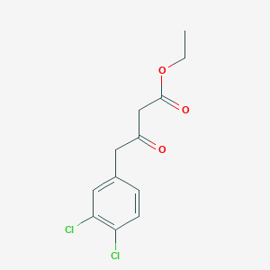 molecular formula C12H12Cl2O3 B2767177 Ethyl 4-(3,4-dichlorophenyl)-3-oxobutanoate CAS No. 1048916-53-5