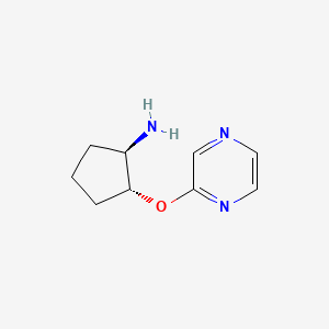 (1R,2R)-2-(pyrazin-2-yloxy)cyclopentan-1-amine