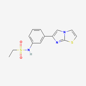 N-(3-(imidazo[2,1-b]thiazol-6-yl)phenyl)ethanesulfonamide