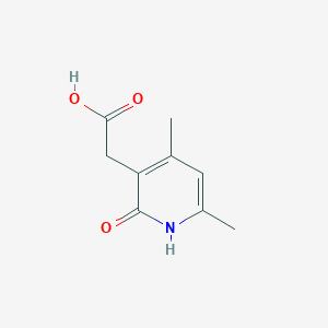 2-(4,6-Dimethyl-2-oxo-1,2-dihydropyridin-3-yl)acetic acid