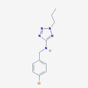 molecular formula C11H14BrN5 B276721 N-(4-bromobenzyl)-2-propyl-2H-tetrazol-5-amine 