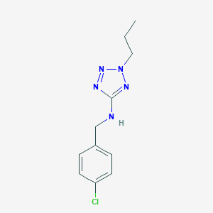 N-(4-chlorobenzyl)-2-propyl-2H-tetrazol-5-amine