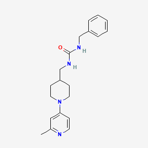 1-Benzyl-3-((1-(2-methylpyridin-4-yl)piperidin-4-yl)methyl)urea