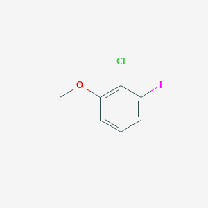 molecular formula C7H6ClIO B2767244 2-氯-1-碘-3-甲氧基苯 CAS No. 945470-04-2