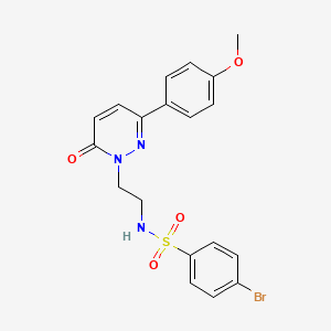 4-bromo-N-(2-(3-(4-methoxyphenyl)-6-oxopyridazin-1(6H)-yl)ethyl)benzenesulfonamide