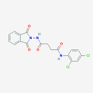N-(2,4-dichlorophenyl)-N'-(1,3-dioxo-1,3-dihydro-2H-isoindol-2-yl)butanediamide