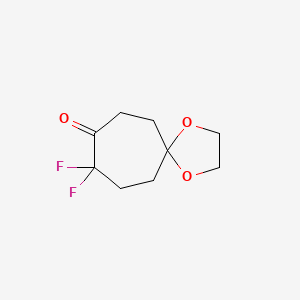 9,9-Difluoro-1,4-dioxaspiro[4.6]undecan-8-one