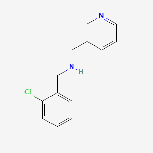 molecular formula C13H13ClN2 B2767278 (2-Chloro-benzyl)-pyridin-3-ylmethyl-amine CAS No. 436088-71-0