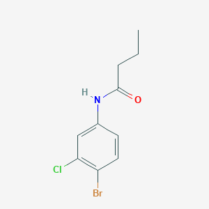 N-(4-bromo-3-chlorophenyl)butanamide