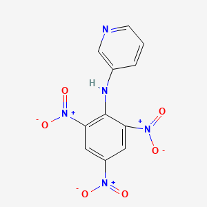 molecular formula C11H7N5O6 B2767297 N-(2,4,6-trinitrophenyl)pyridin-3-amine CAS No. 39771-12-5