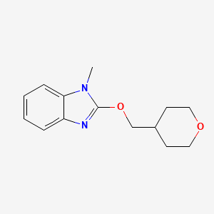 1-methyl-2-[(oxan-4-yl)methoxy]-1H-1,3-benzodiazole
