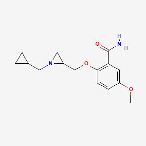 2-[[1-(Cyclopropylmethyl)aziridin-2-yl]methoxy]-5-methoxybenzamide