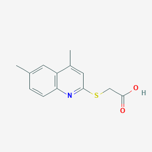 2-((4,6-Dimethylquinolin-2-yl)thio)acetic acid