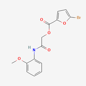 [2-(2-Methoxyanilino)-2-oxoethyl] 5-bromofuran-2-carboxylate