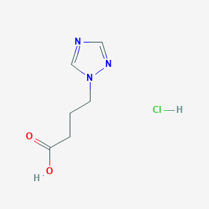 4-(1H-1,2,4-Triazol-1-yl)butanoic acid hydrochloride