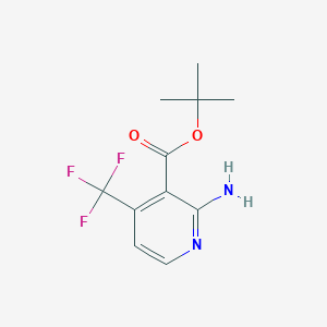 Tert-butyl 2-amino-4-(trifluoromethyl)pyridine-3-carboxylate
