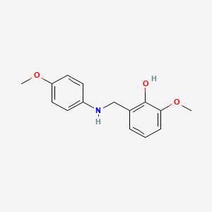 2-Methoxy-6-{[(4-methoxyphenyl)amino]methyl}phenol